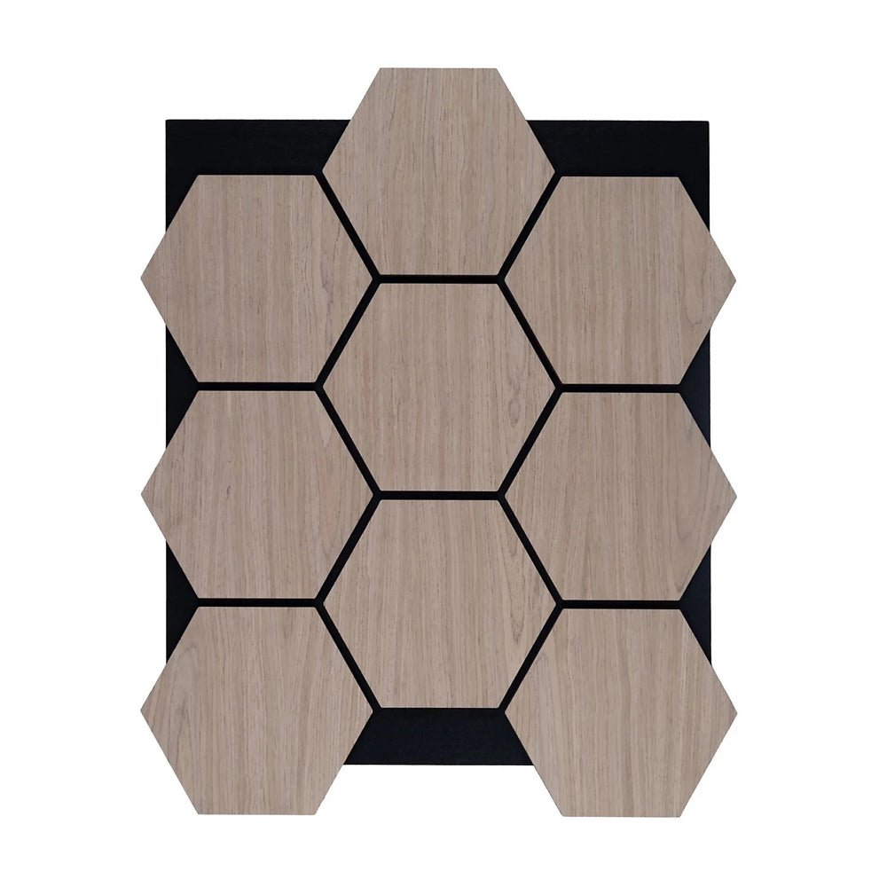 Acoustic Pattern Wall Panels - Hexagon - Pack of 4