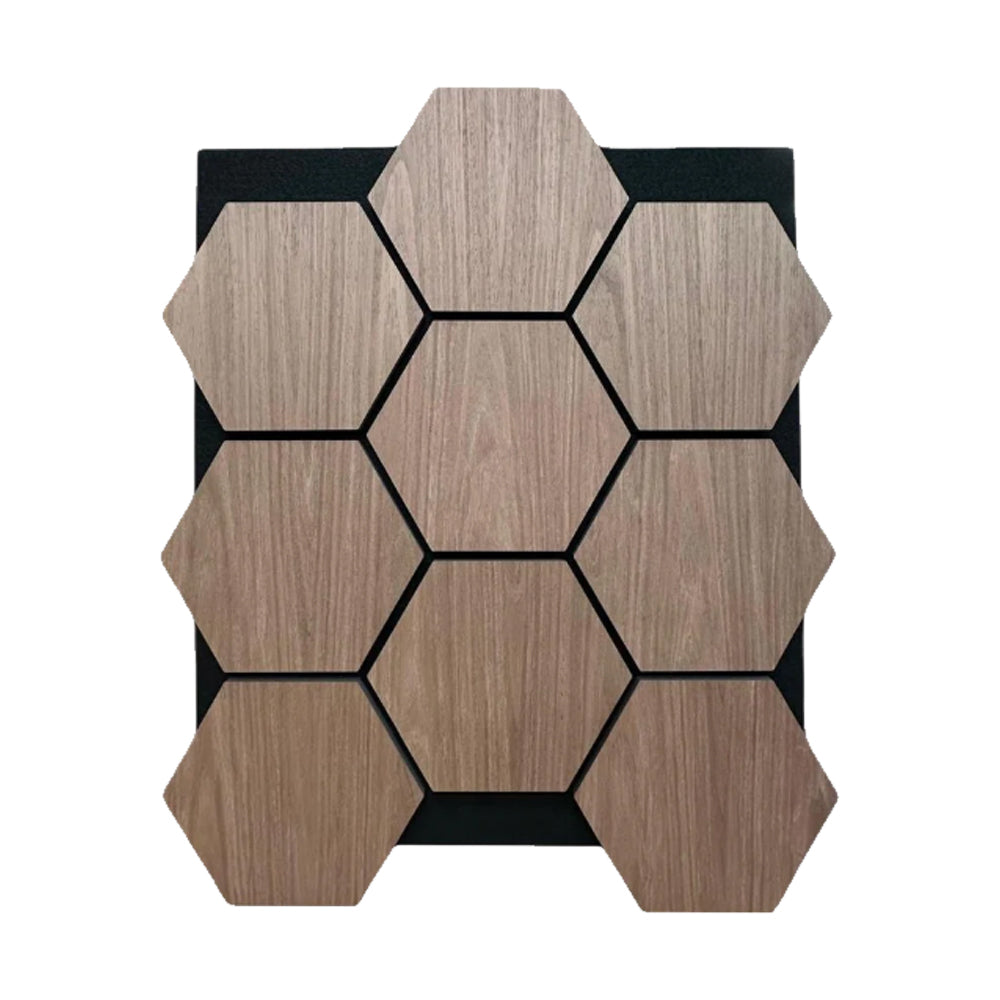 Acoustic Pattern Wall Panels - Hexagon - Pack of 4