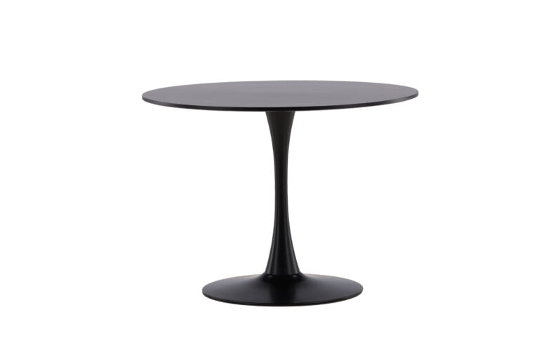 Modern Dining Table – Black / Black Mdf
