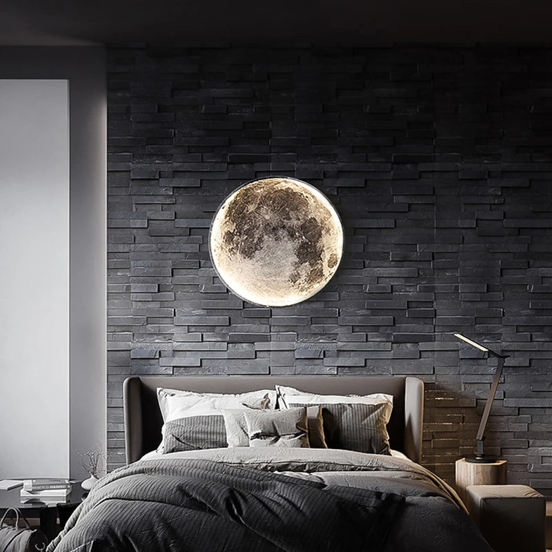 Full Moon Modern LED Wall Light