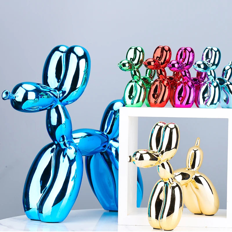 Jeff Koons Inspired Balloon Dog Sculptures