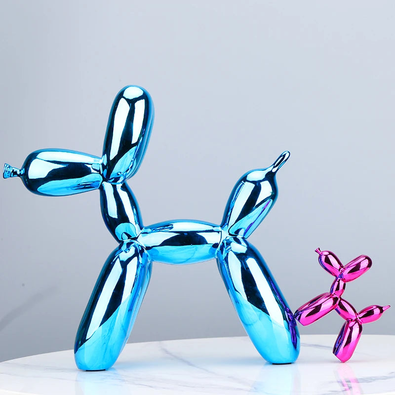 Jeff Koons Inspired Balloon Dog Sculptures