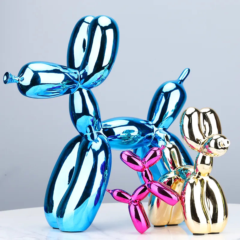 Jeff Koons Inspired Balloon Dog Sculptures