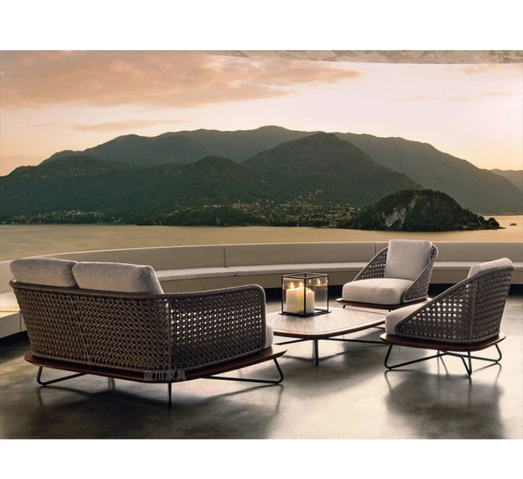 Luxury Nordic Rattan Outdoor Furniture